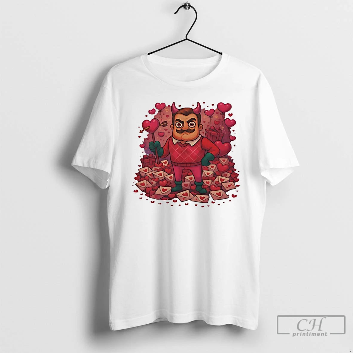 Premium Hello Neighbor Valentines Day T-Shirts, Hoodie, Sweatshirt | AU01DripNestTees.com