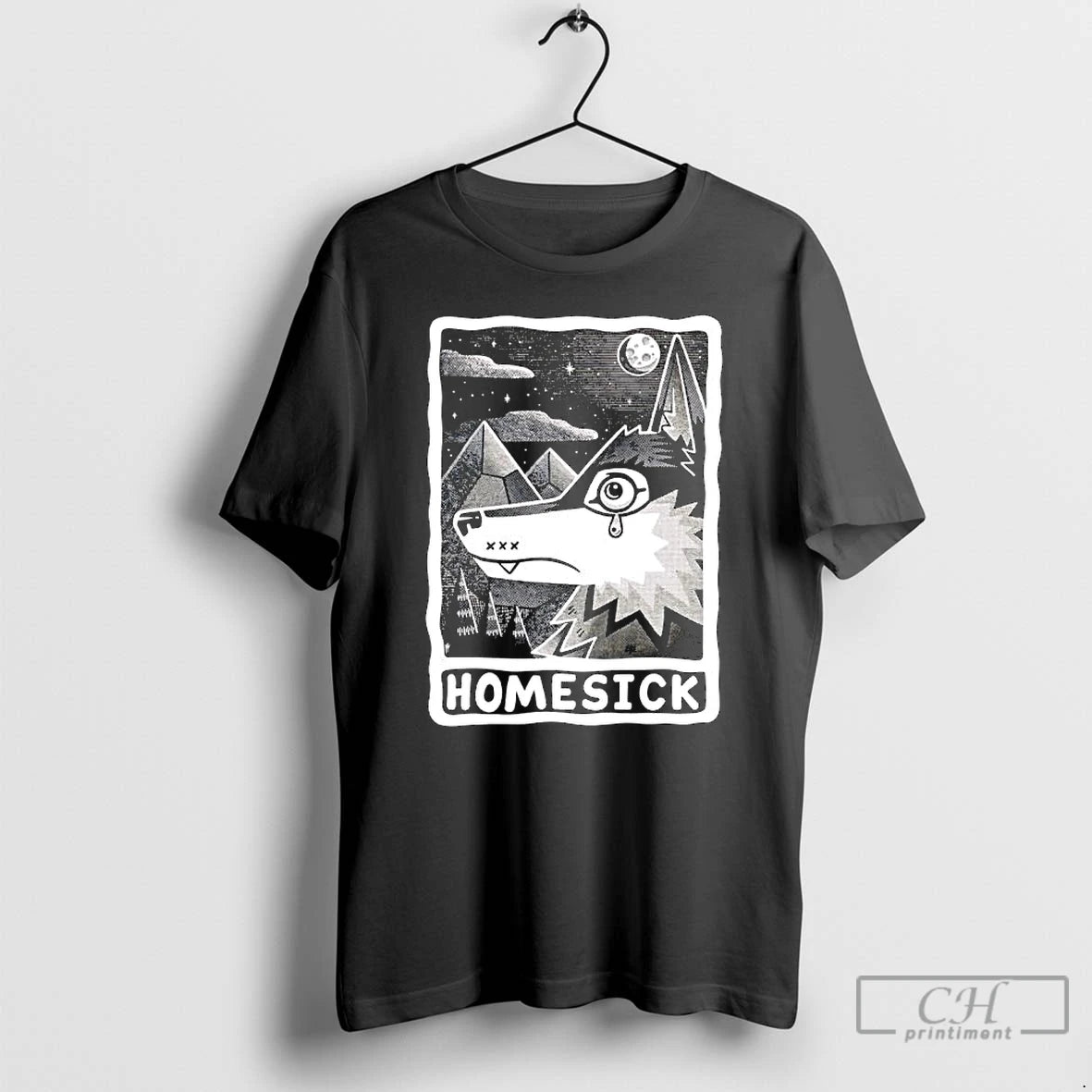 Premium Homesick Hearthfox Graphic T-Shirts, Hoodie, Sweatshirt | AU01DripNestTees.com