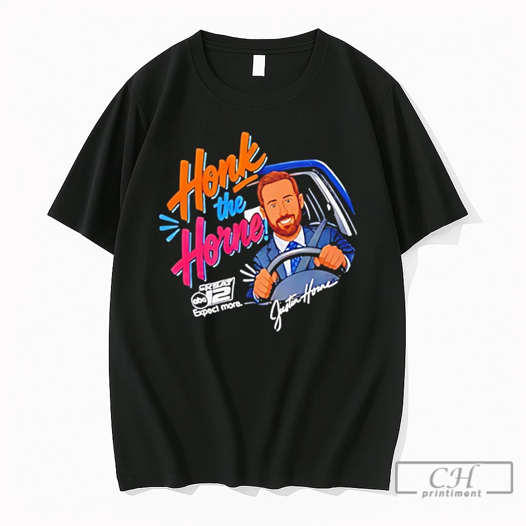 Premium Honk The Horn Justin Horne Tee