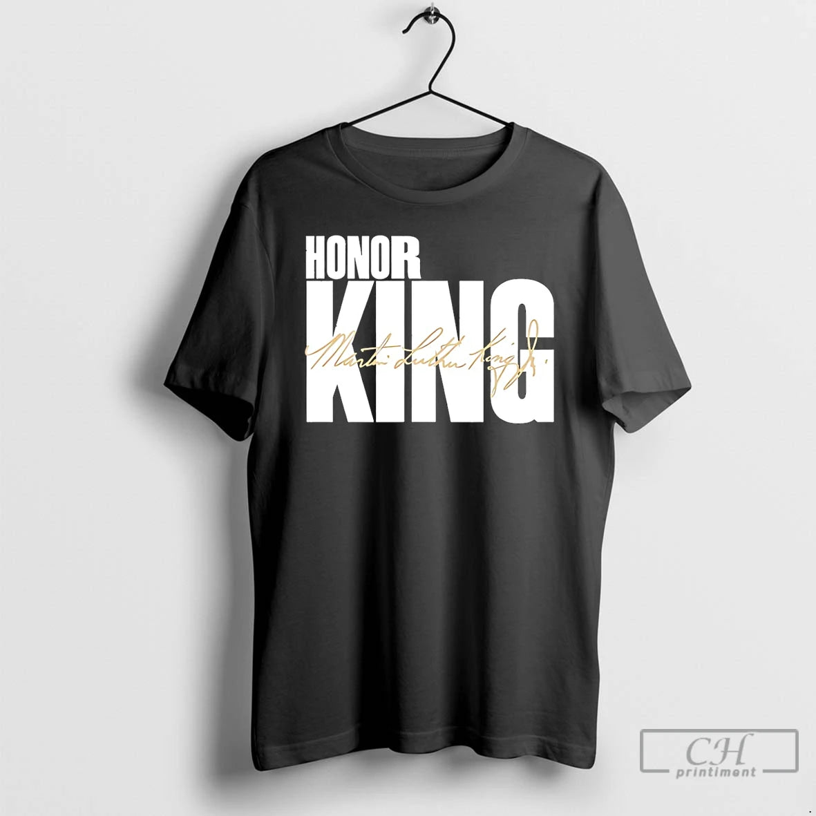 Premium Honor King Martin Luther King Jr Signature T-Shirts, Hoodie, Sweatshirt | AU01DripNestTees.com