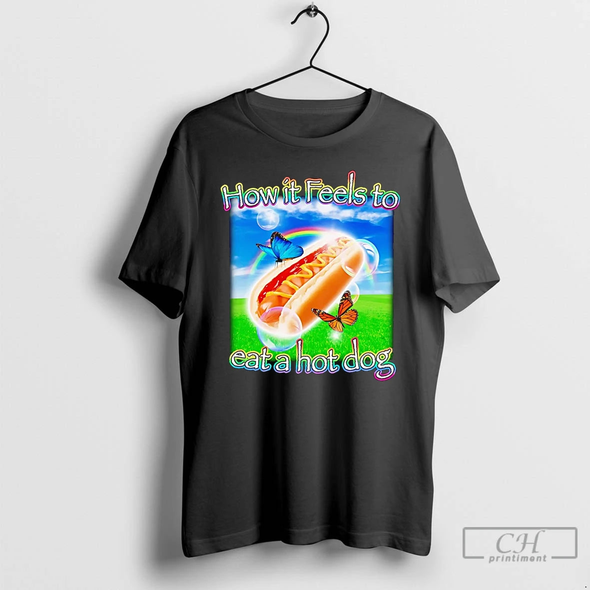 Premium How It Feels To Eat A Hot Dog T-Shirts, Hoodie, Sweatshirt | AU01DripNestTees.com
