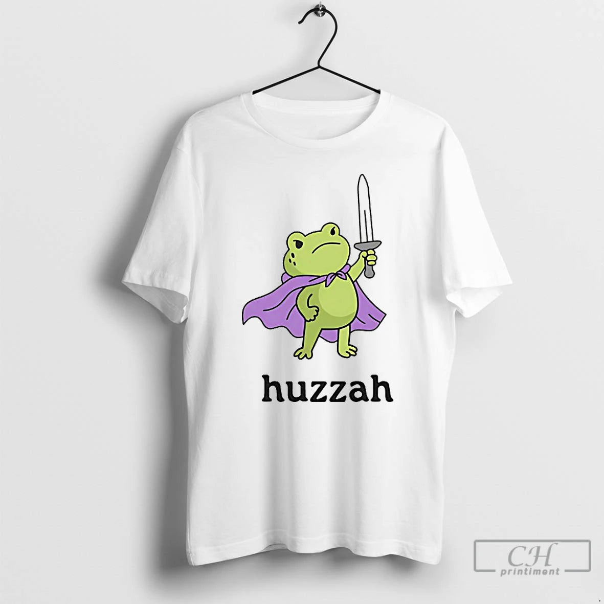 Premium Huzzah Frog T-Shirts, Hoodie, Sweatshirt | AU01DripNestTees.com