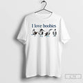Premium I Love Boobies Bird Graphic T-Shirts, Hoodie, Sweatshirt | AU01DripNestTees.com