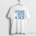 Premium I Stand With Fuck Ice T-Shirts, Hoodie, Sweatshirt | AU01DripNestTees.com