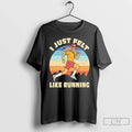 Premium I Just Felt Like Running Accidental Running Club Vintage T-Shirts, Hoodie, Sweatshirt | AU01DripNestTees.com