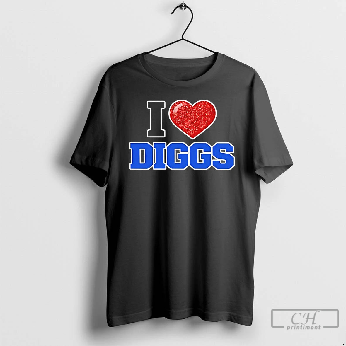 Premium I Love Stefon Diggs Text T-Shirts, Hoodie, Sweatshirt | AU01DripNestTees.com