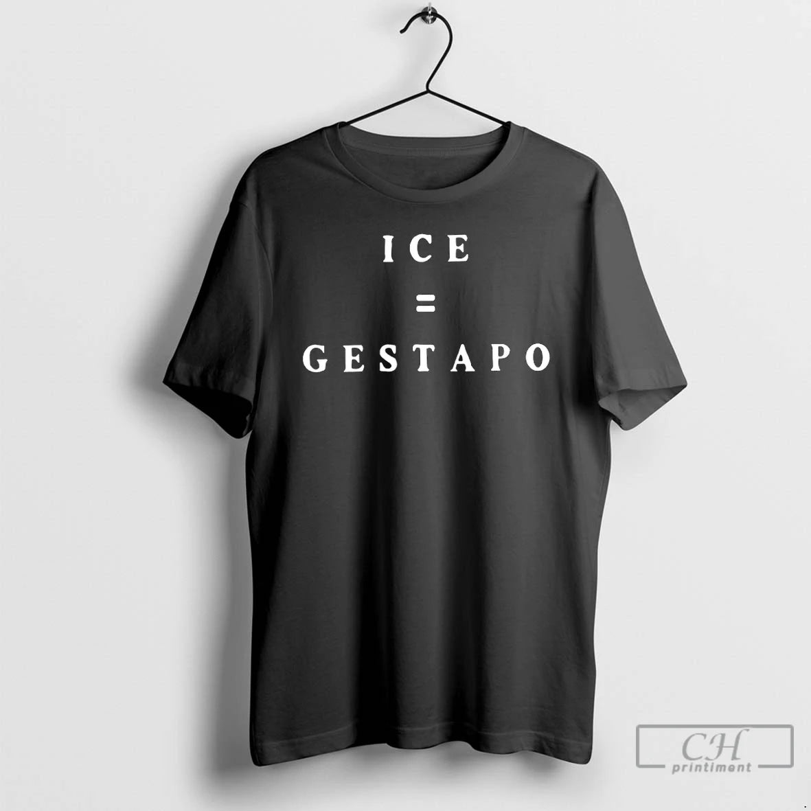 Premium Ice Equals Gestapo Protest 2026 T-Shirts, Hoodie, Sweatshirt | AU01DripNestTees.com