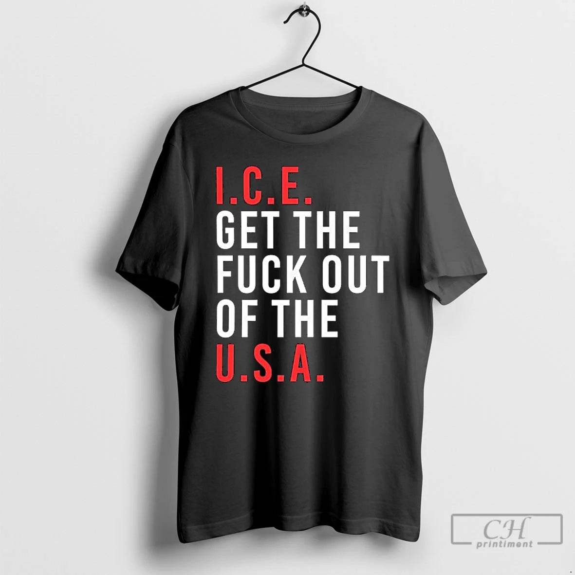 Premium Ice Get The Fuck Out Of The Usa T-Shirts, Hoodie, Sweatshirt | AU01DripNestTees.com
