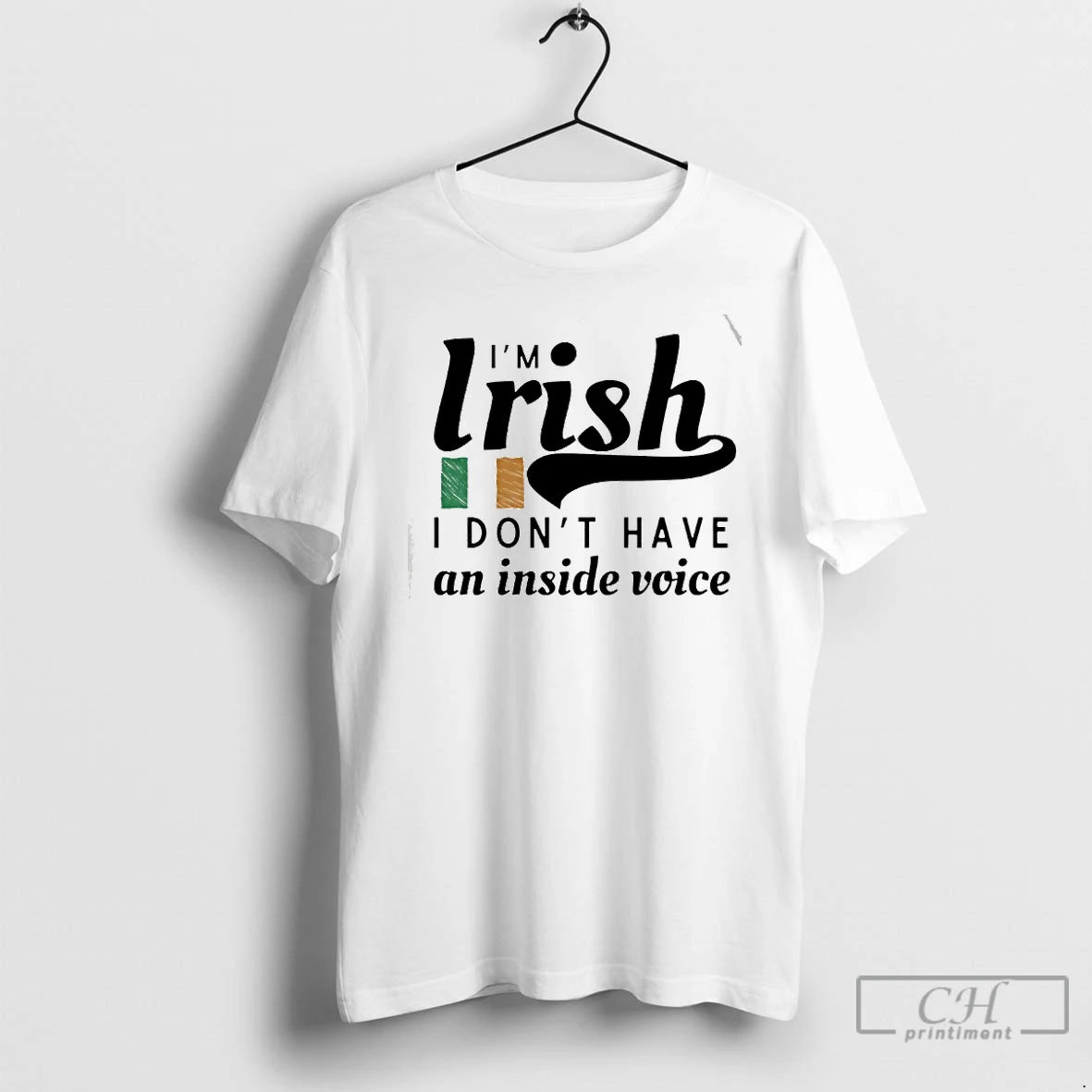Premium Im Irish I Dont Have An Inside Voice Republic Of Ireland Flag T Shirts Hoodie, Sweatshirt | AU01DripNestTees.com