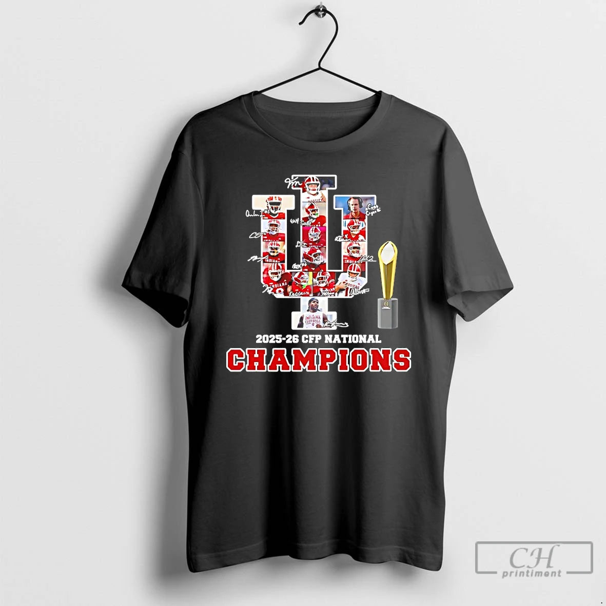 Premium Indiana Football Players Signatures 2025 26 Cfp National Champions T-Shirts, Hoodie, Sweatshirt