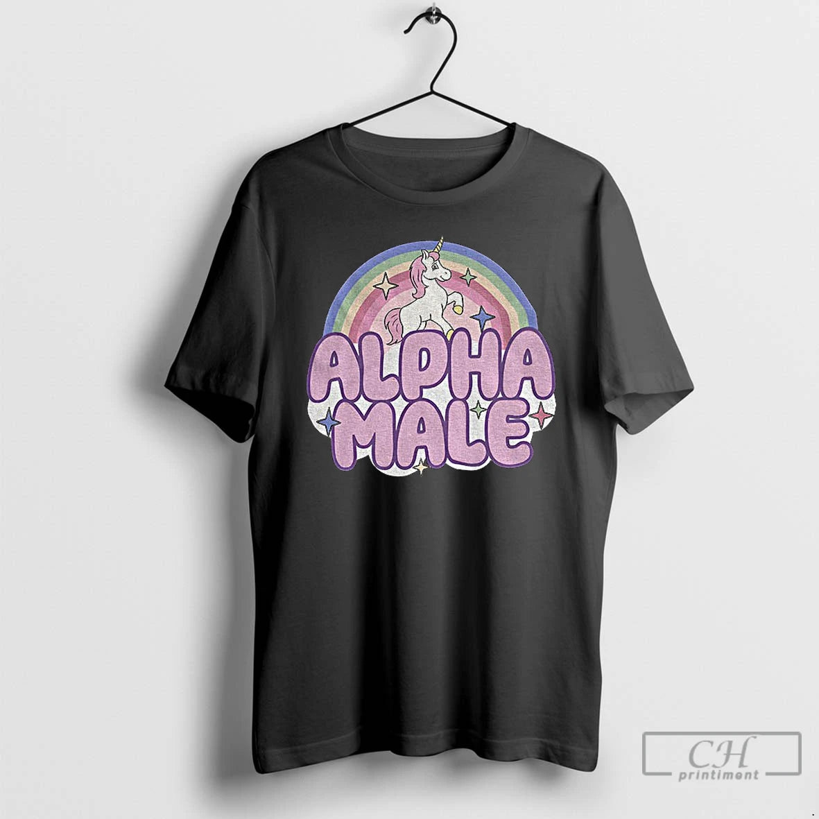 Premium Ironic Alpha Male Unicorn Rainbow T-Shirts, Hoodie, Sweatshirt | AU01DripNestTees.com