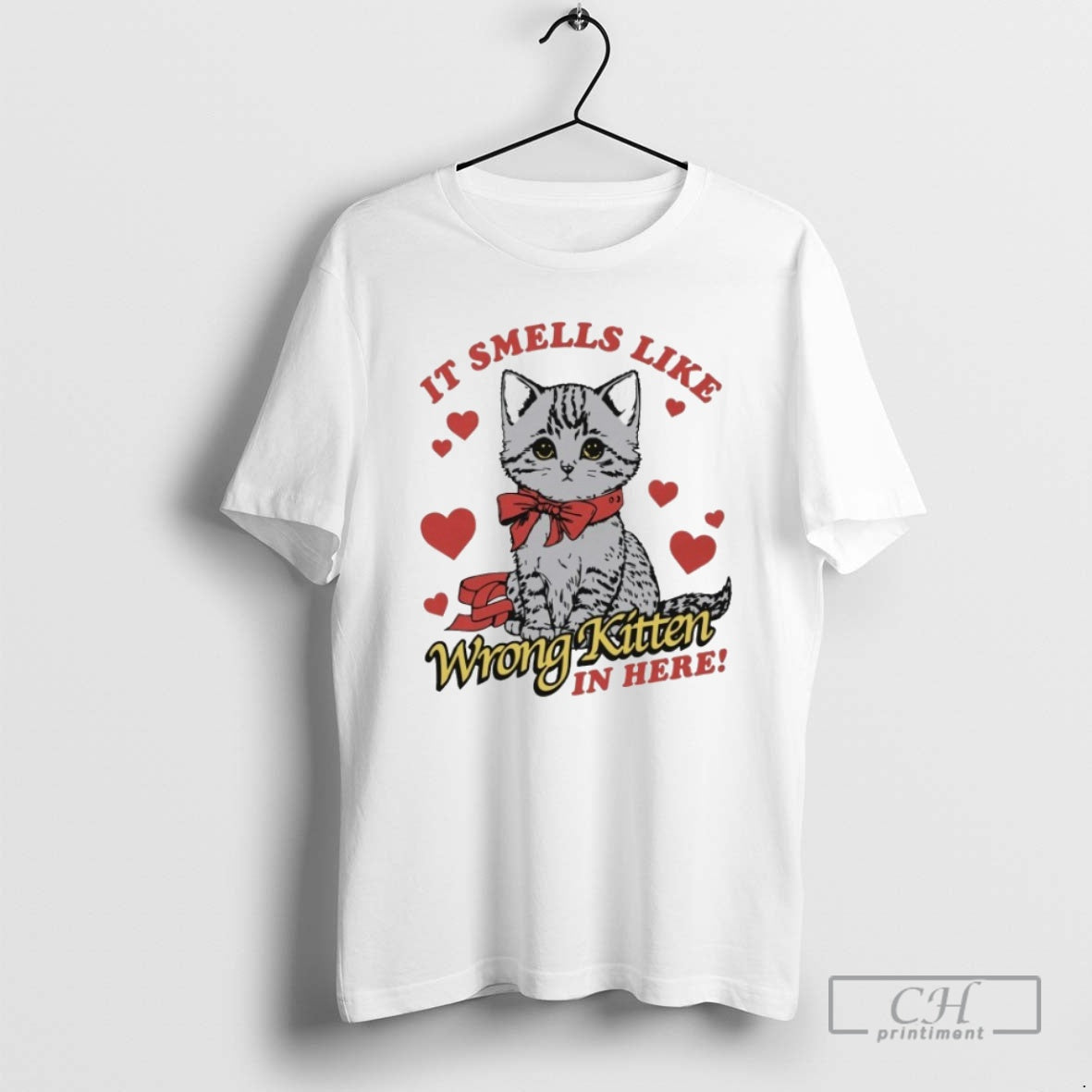 Premium It Smells Like Wrong Kitten In Here Cat Shirt Sweater Hoodie, Sweatshirt | AU01DripNestTees.com