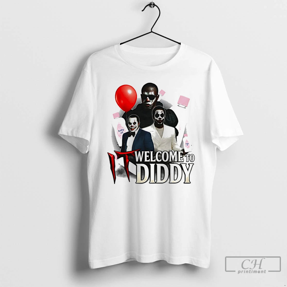 Premium It Welcome To Diddy Clown Joke T-Shirts, Hoodie, Sweatshirt | AU01DripNestTees.com