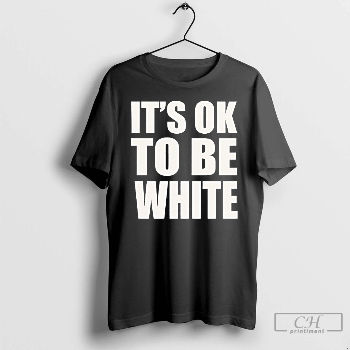 Premium Its Ok To Be White Text T-Shirts, Hoodie, Sweatshirt | AU01DripNestTees.com