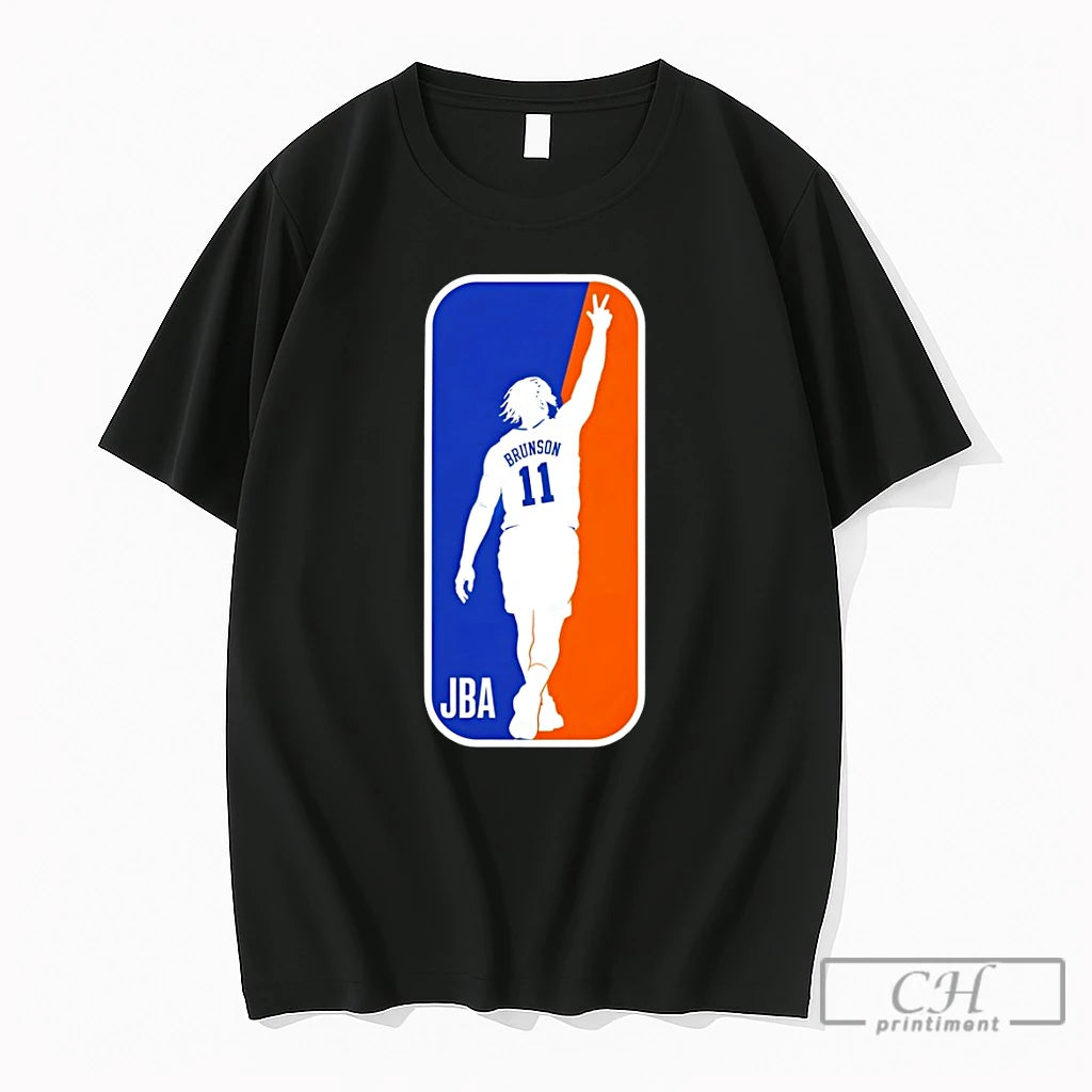Premium Jalen Brunson Victory Sign Vintage Basketball Logo New York Hoops