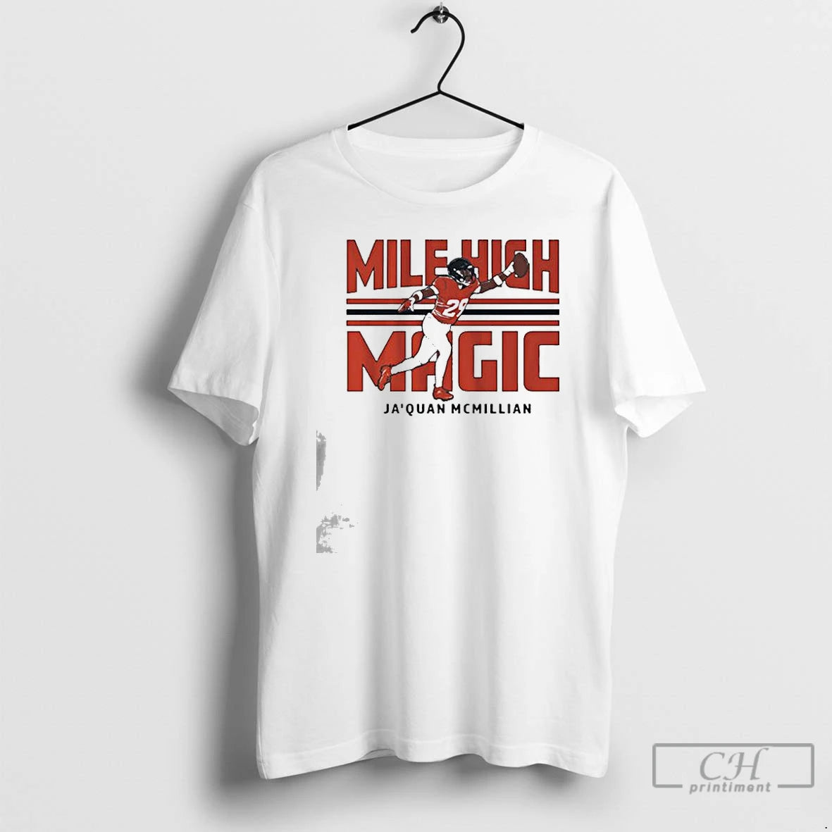 Premium Jaquan Mcmillian Mile High Magic T-Shirts, Hoodie, Sweatshirt | AU01DripNestTees.com