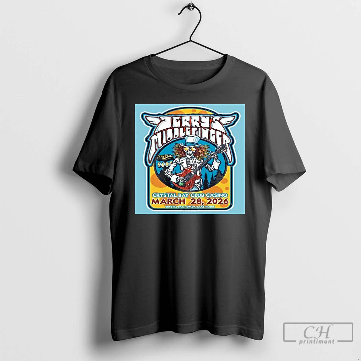 Premium Jerrys Middle Finger Crystal Bay Nevada March 28 2026 Concert T-Shirts, Hoodie, Sweatshirt | AU01DripNestTees.com