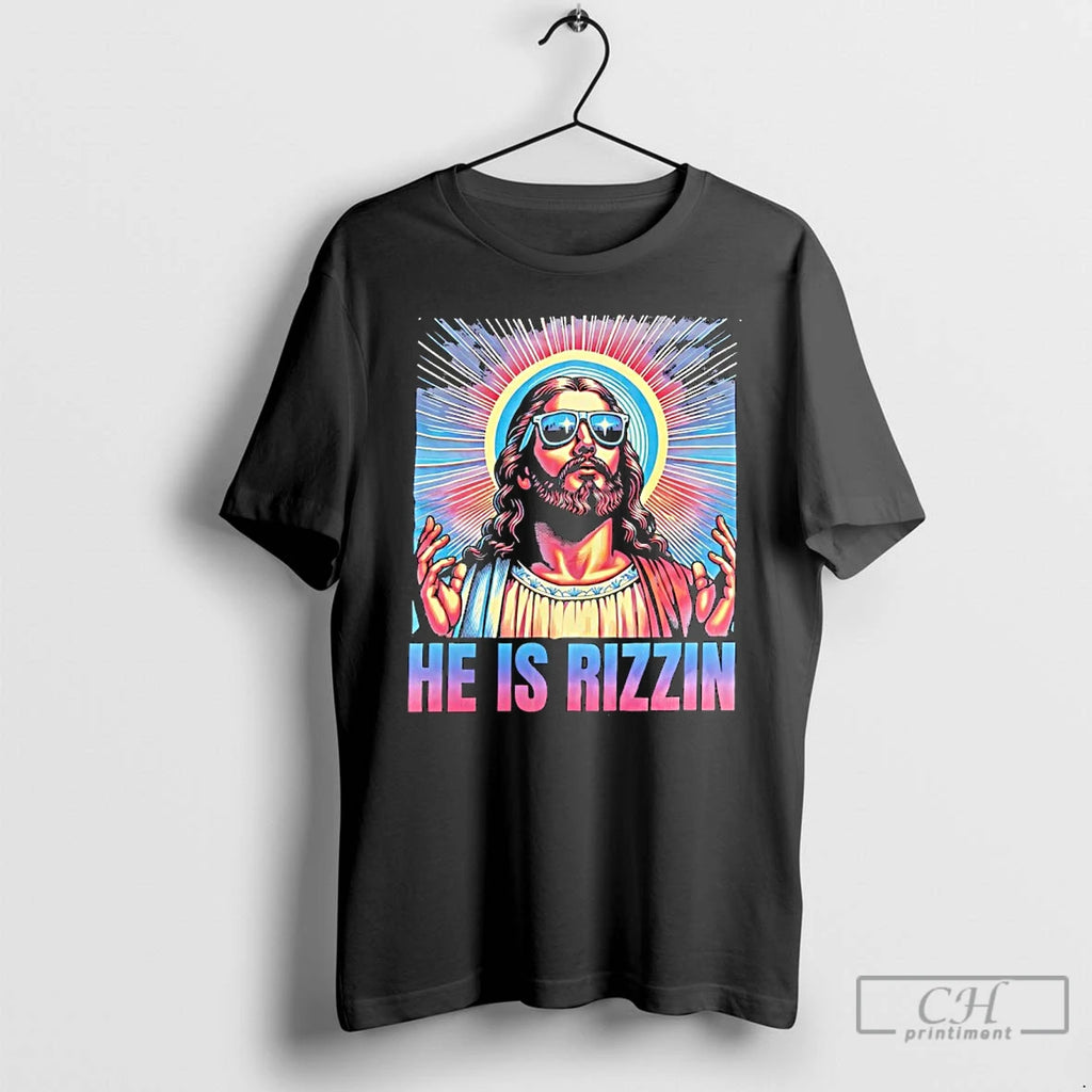 Premium Jesus He Is Rizzin T-Shirts, Hoodie, Sweatshirt | AU01DripNestTees.com