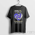 Premium Jesus In My Heart Baltimore Ravens In My Veins Diamond Heart T Shirts Sweater Hoodie, Sweatshirt