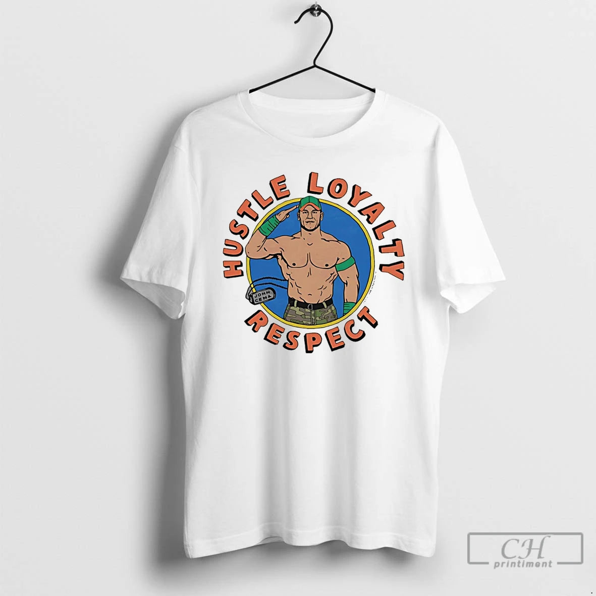 Premium John Cena Hustle Loyalty Respect Caricature T-Shirts, Hoodie, Sweatshirt | AU01DripNestTees.com