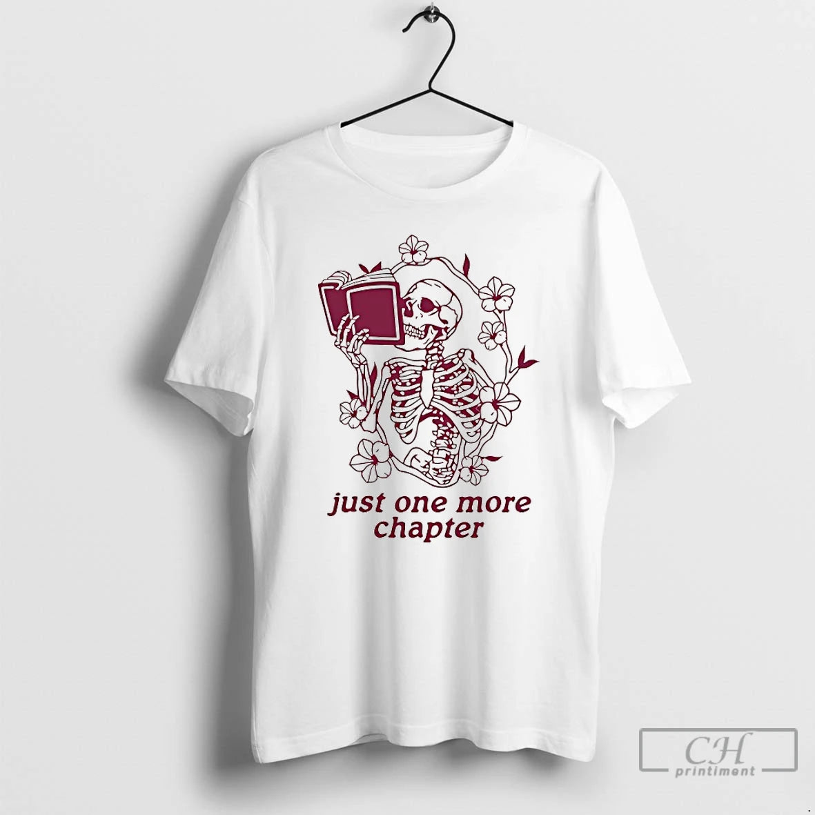 Premium Just One More Chapter Skeleton T-Shirts, Hoodie, Sweatshirt | AU01DripNestTees.com