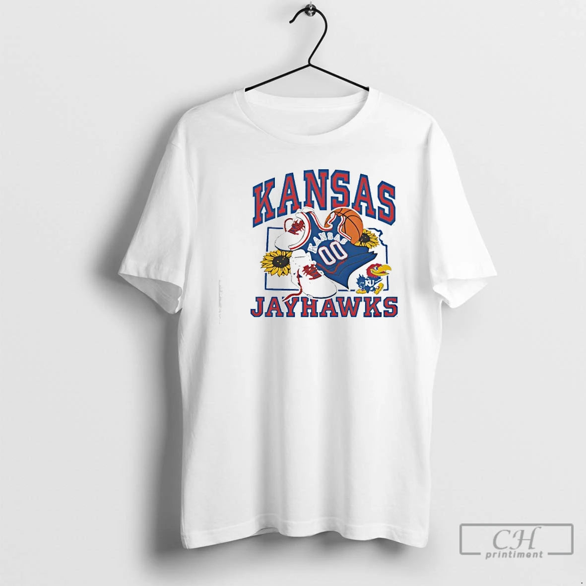 Premium Kansas Jayhawks Sunflower Ringer T-Shirts, Hoodie, Sweatshirt | AU01DripNestTees.com