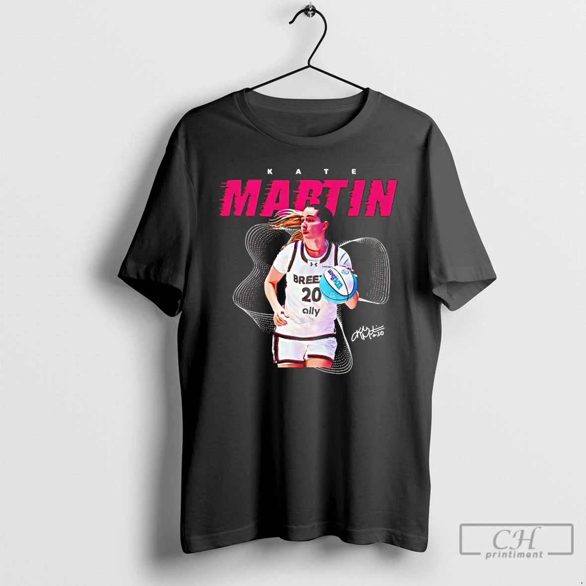 Premium Kate Martin Unrivaled Basketball Signature T-Shirts, Hoodie, Sweatshirt | AU01DripNestTees.com