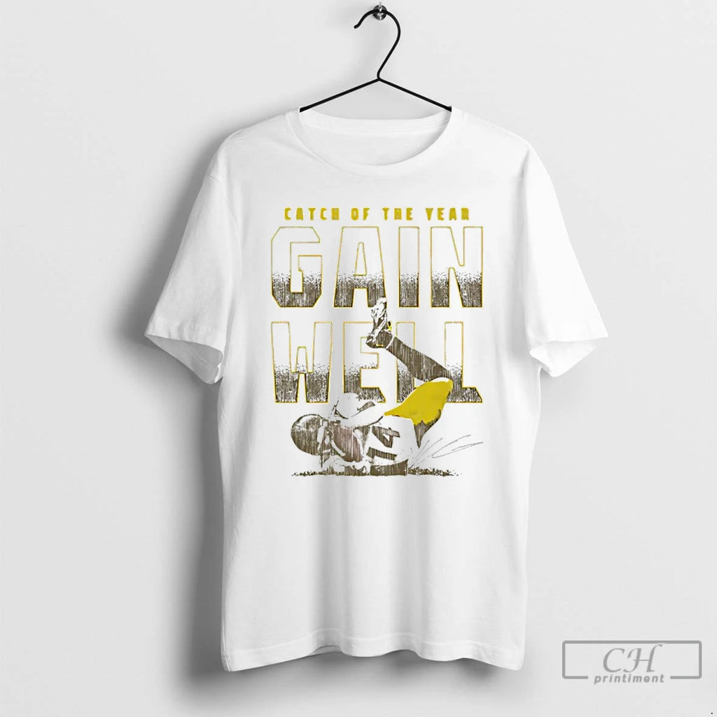 Premium Kenneth Gainwell Pittsburgh The Catch Of The Year Signature T-Shirts, Hoodie, Sweatshirt | AU01DripNestTees.com