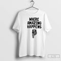 Premium Kevin Durant Wearing Where Amazing Happens T-Shirts, Hoodie, Sweatshirt | AU01DripNestTees.com
