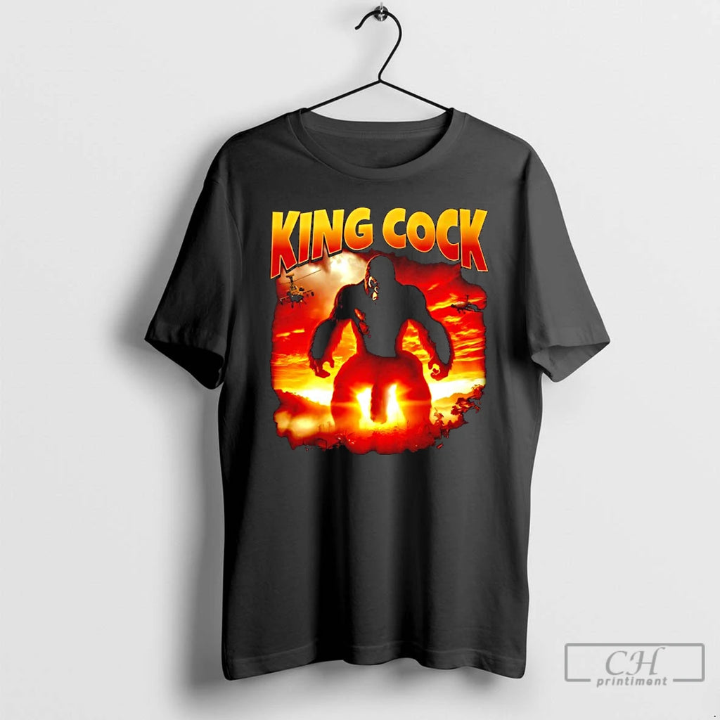 Premium King Cock Godzilla Monsters T-Shirts, Hoodie, Sweatshirt | AU01DripNestTees.com