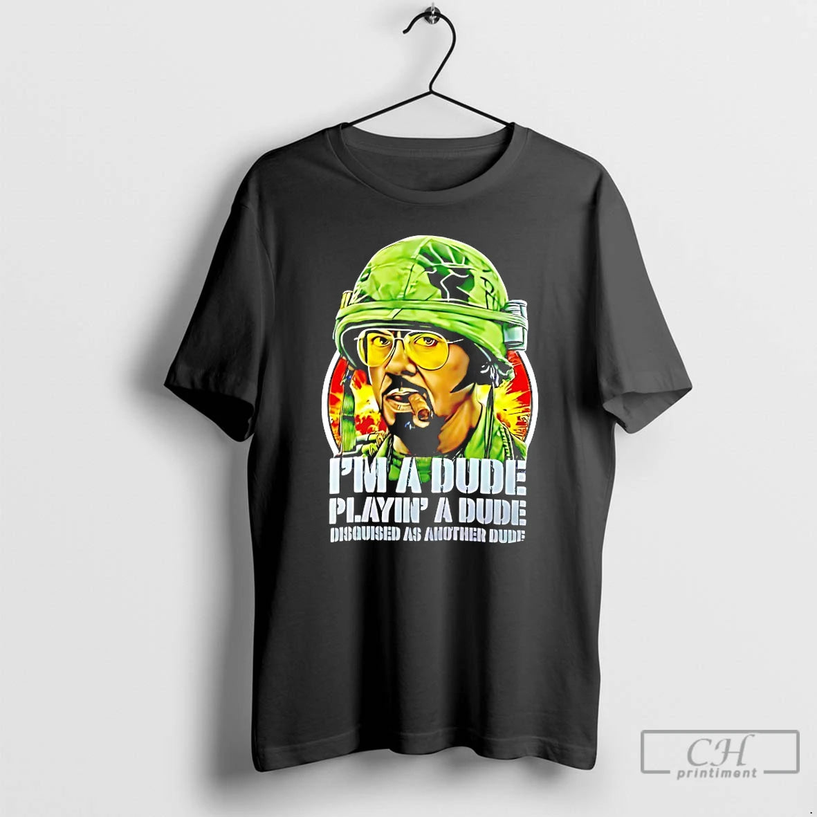 Premium Kirk Lazarus Im A Dude Playin A Dude T-Shirts, Hoodie, Sweatshirt | AU01DripNestTees.com