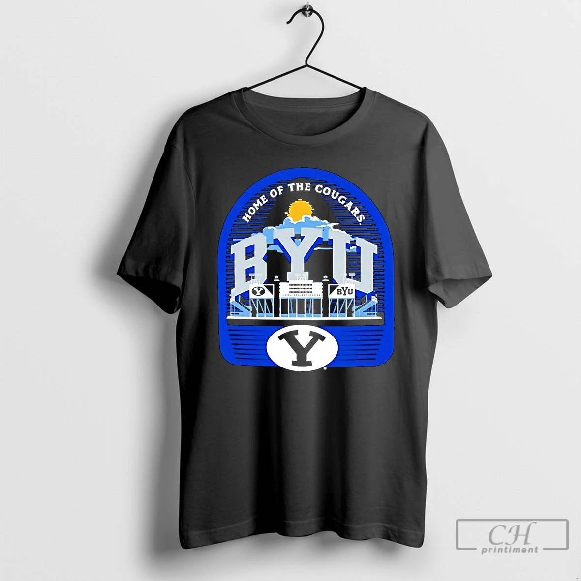 Premium Lavell Edwards Stadium Home Of The Byu Cougars T-Shirts, Hoodie, Sweatshirt | AU01DripNestTees.com