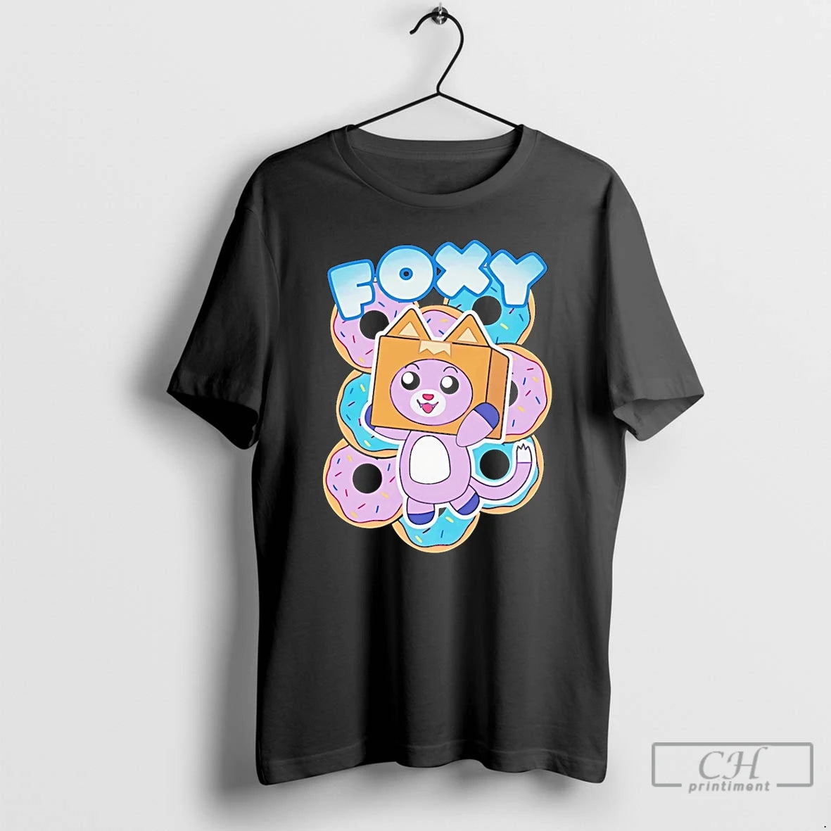 Premium Lankybox Foxy Donuts Cartoon T-Shirts, Hoodie, Sweatshirt | AU01DripNestTees.com