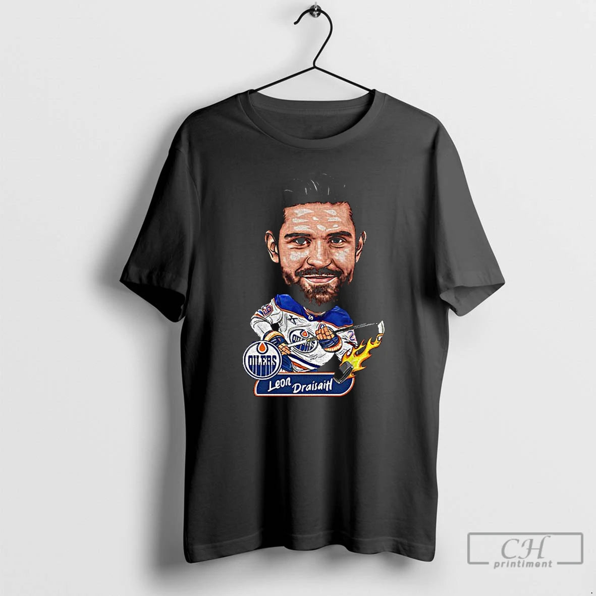 Premium Leon Draisaitl Caricature Edmonton Oilers Hockey T-Shirts, Hoodie, Sweatshirt | AU01DripNestTees.com