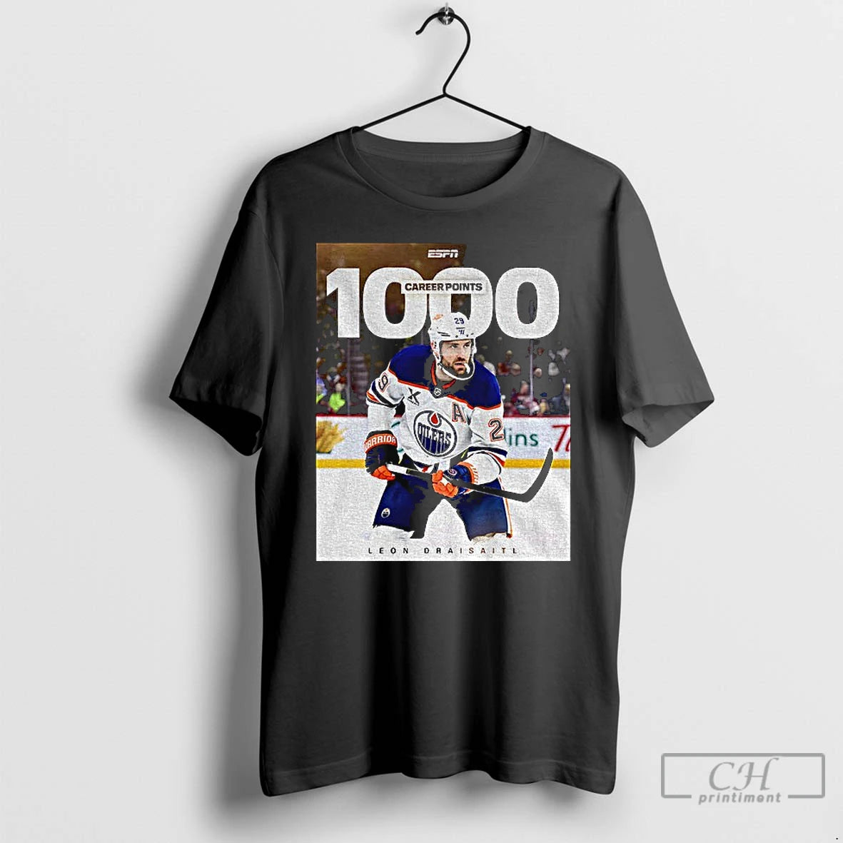 Premium Leon Draisaitl Hits The 1 000 Point Milestone T-Shirts, Hoodie, Sweatshirt | AU01DripNestTees.com