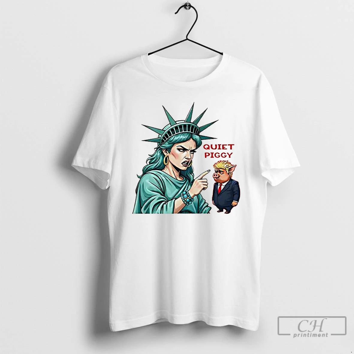 Premium Liberty Said Trump Quiet Piggy T-Shirts, Hoodie, Sweatshirt | AU01DripNestTees.com