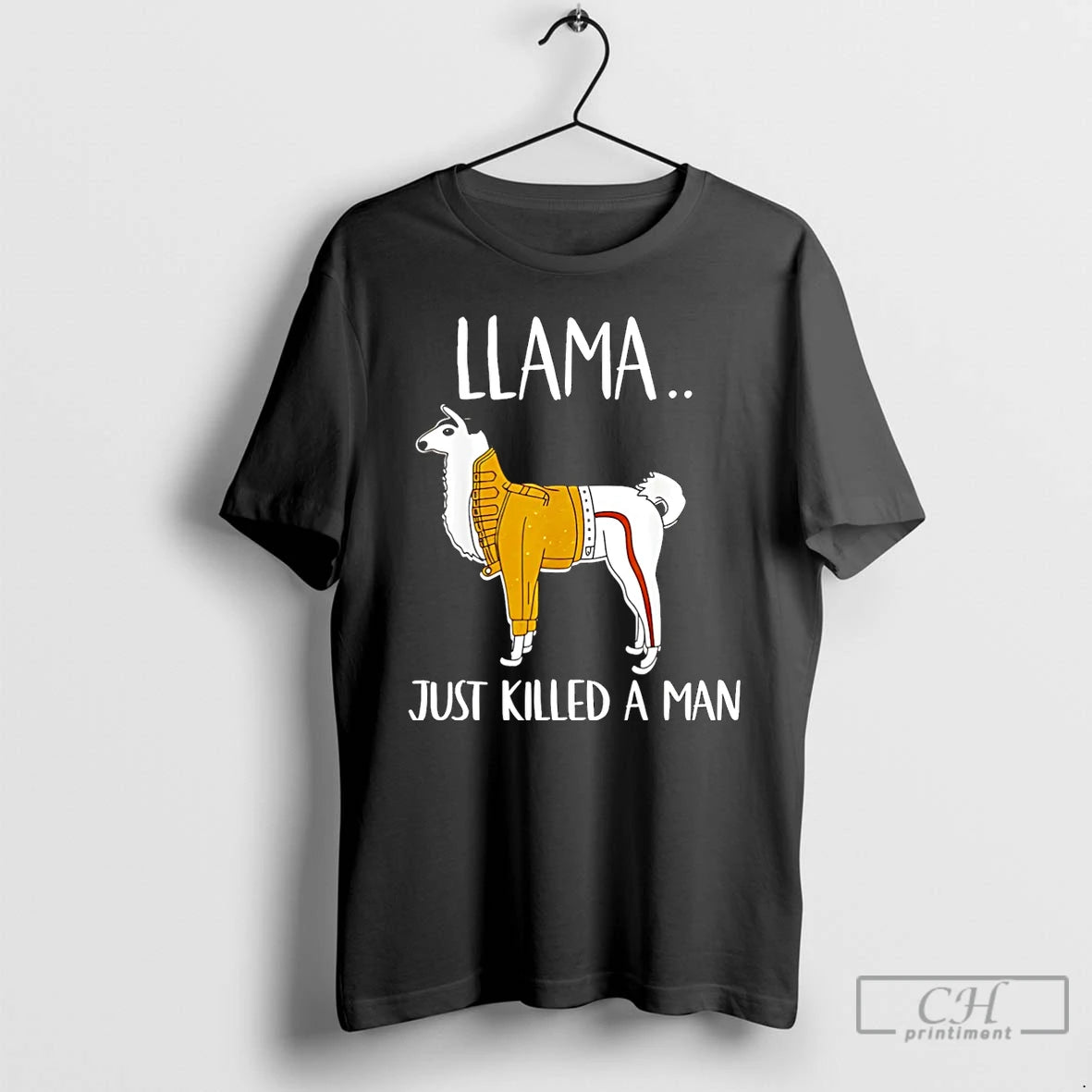 Premium Llama Just Killed A Man Christmas T-Shirts, Hoodie, Sweatshirt | AU01DripNestTees.com