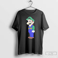Premium Look At Front Of For Boobs Luigi T-Shirts, Hoodie, Sweatshirt | AU01DripNestTees.com
