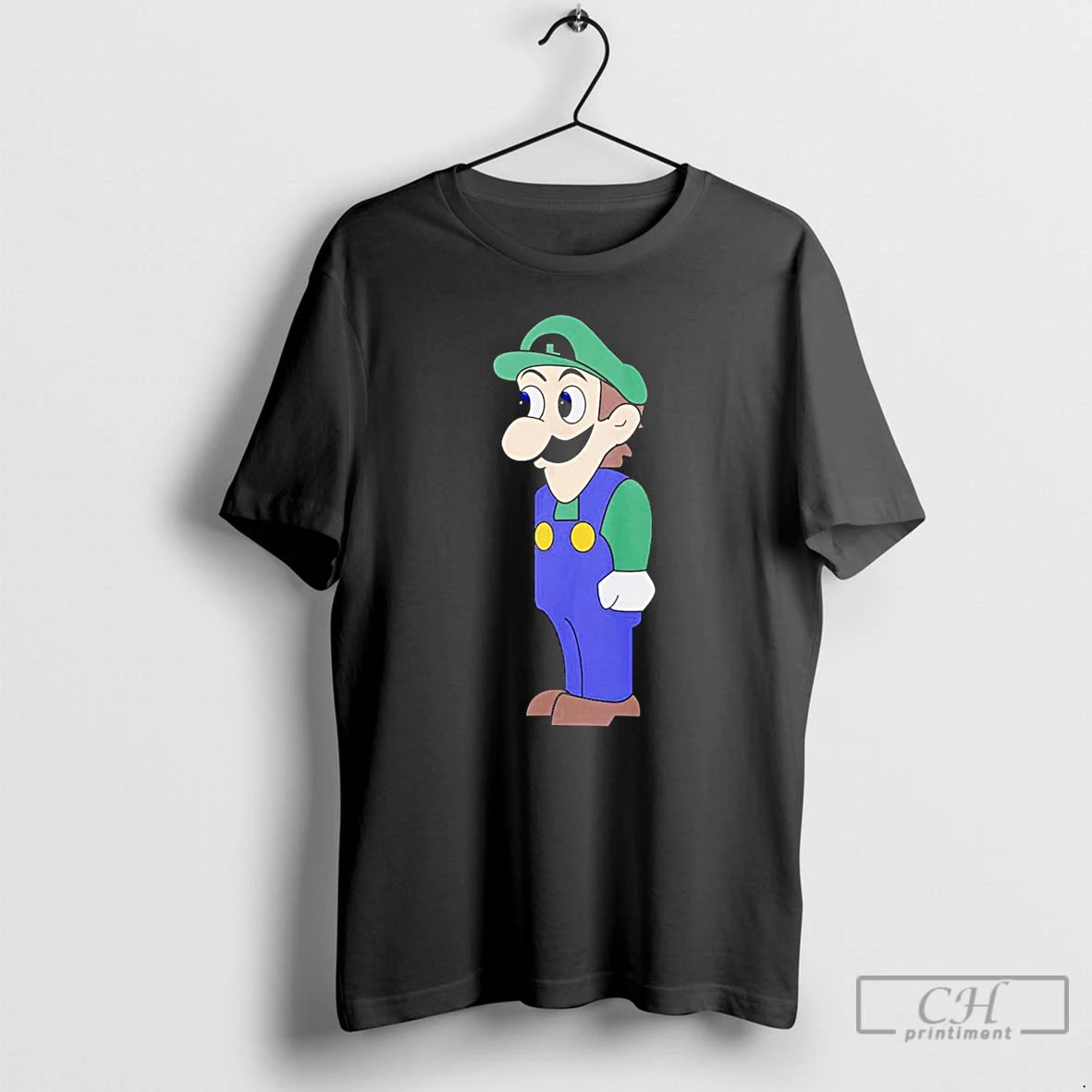Premium Look At Front Of For Boobs Luigi T-Shirts, Hoodie, Sweatshirt | AU01DripNestTees.com