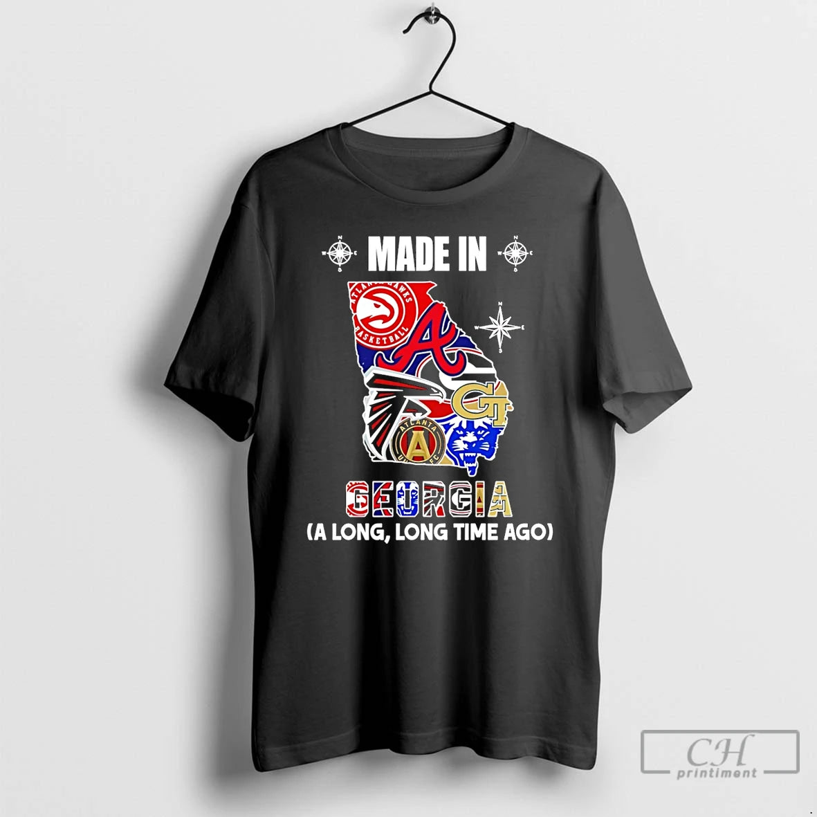 Premium Made In Georgia A Long Long Time Ago State T-Shirts, Hoodie, Sweatshirt | AU01DripNestTees.com