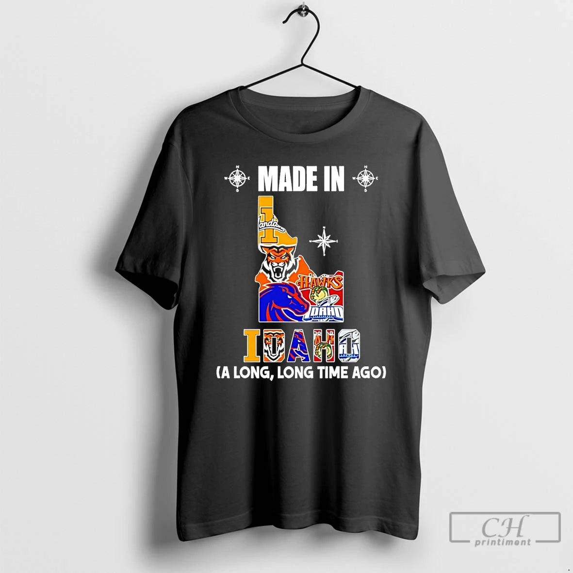 Premium Made In Idaho A Long Long Time Ago State T-Shirts, Hoodie, Sweatshirt | AU01DripNestTees.com