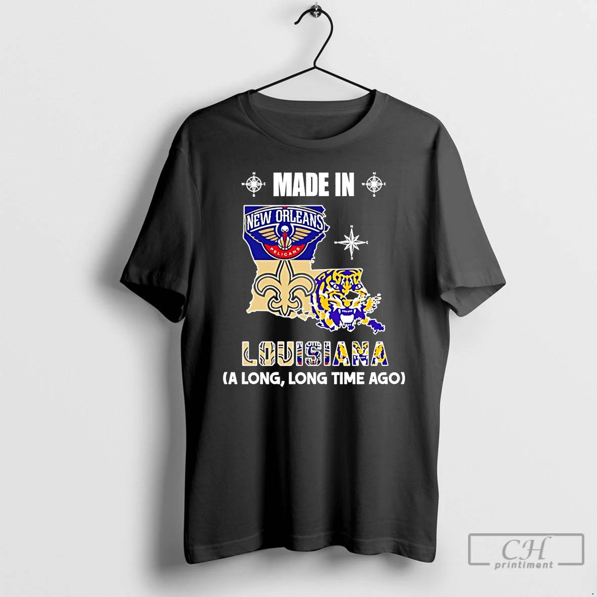 Premium Made In Louisiana A Long Long Time Ago State T-Shirts, Hoodie, Sweatshirt | AU01DripNestTees.com