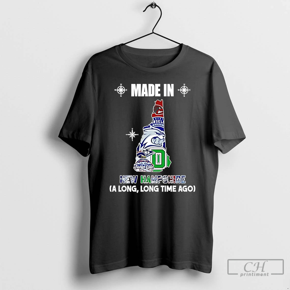 Premium Made In New Hampshire A Long Long Time Ago State T-Shirts, Hoodie, Sweatshirt | AU01DripNestTees.com