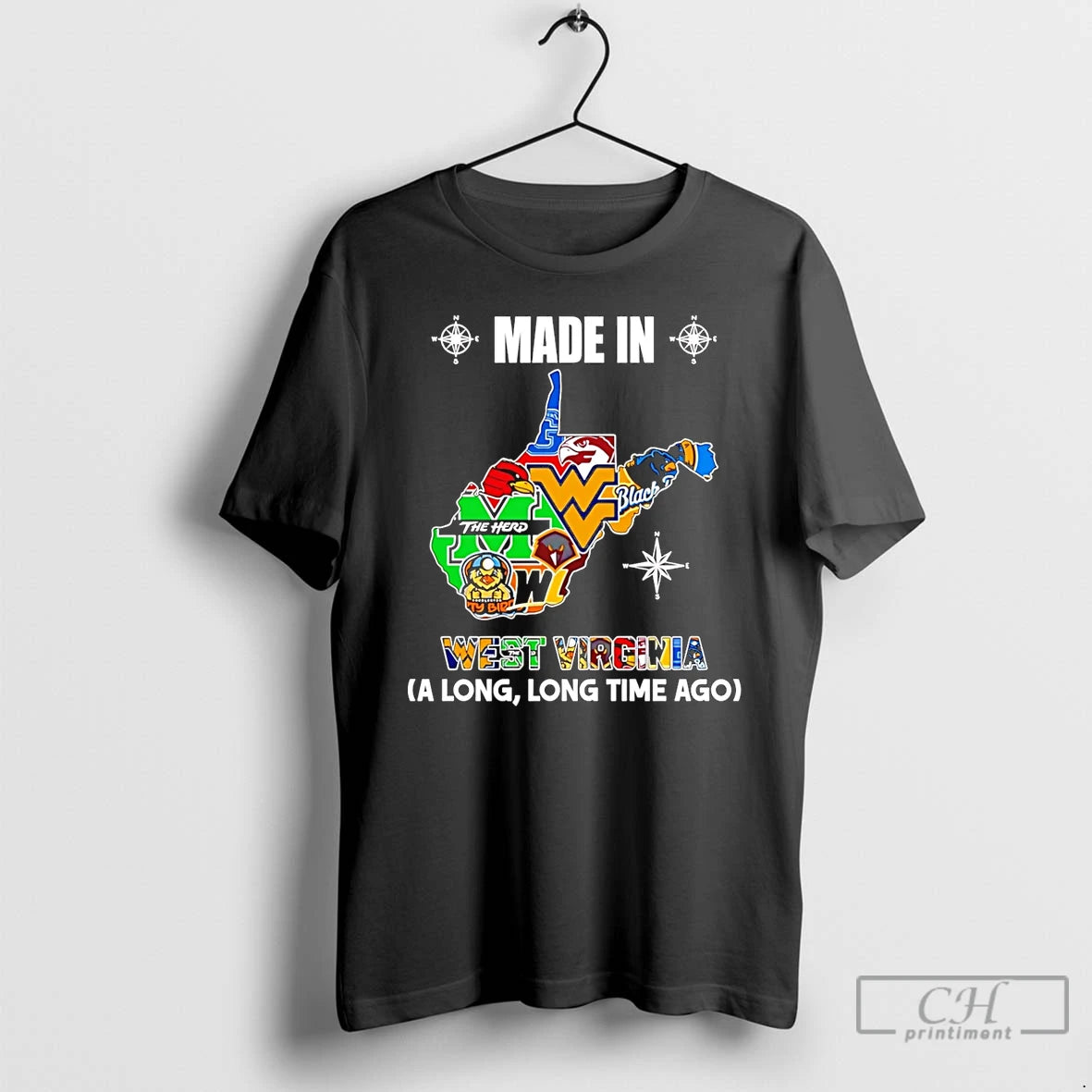Premium Made In West Virginia A Long Long Time Ago State T-Shirts, Hoodie, Sweatshirt | AU01DripNestTees.com