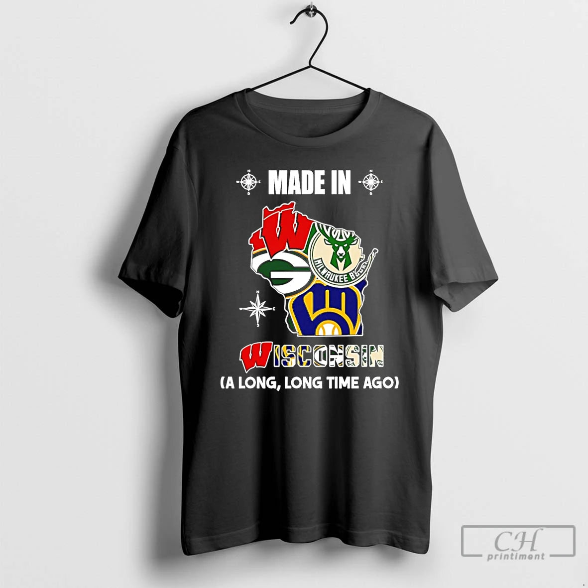 Premium Made In Wisconsin A Long Long Time Ago State T-Shirts, Hoodie, Sweatshirt | AU01DripNestTees.com