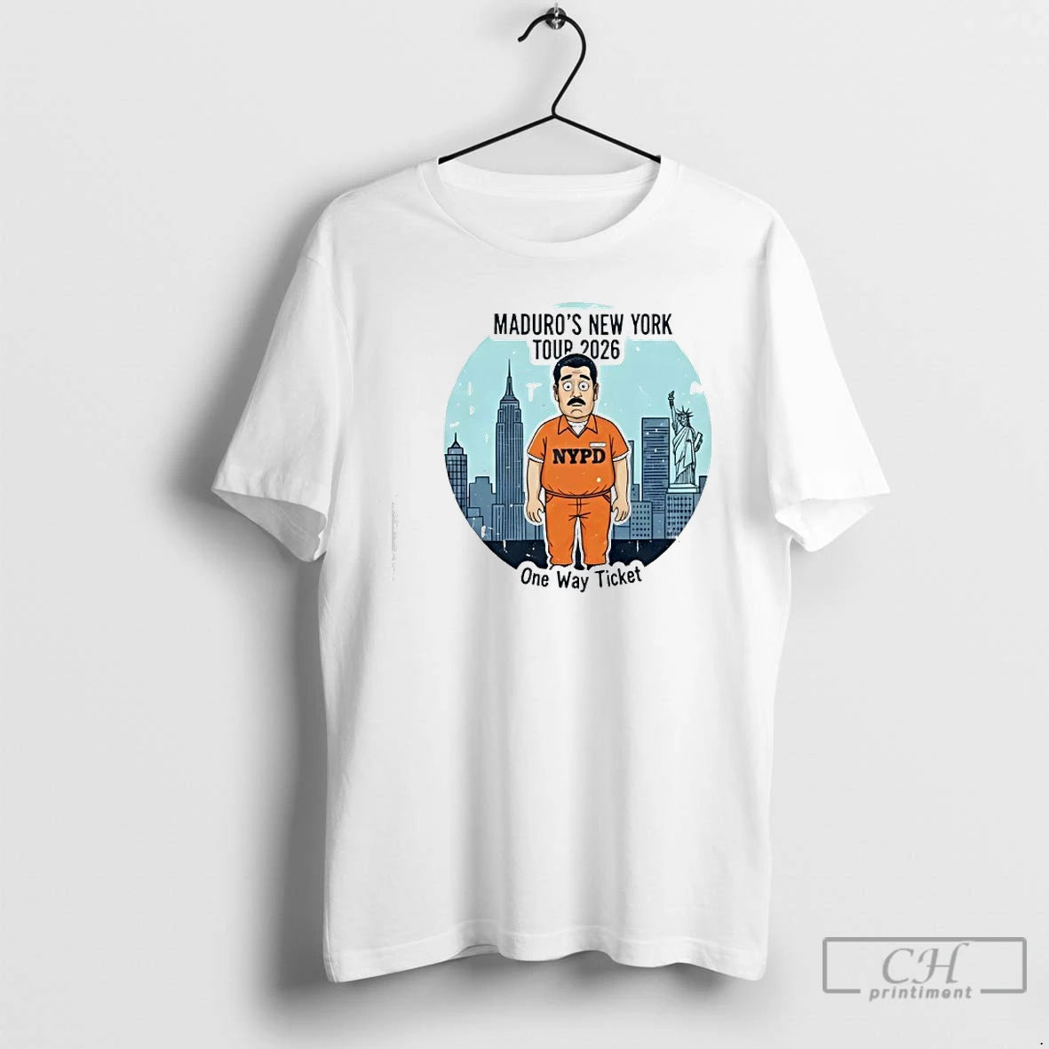 Premium Maduro New York Tour 2026 One Way Ticket T-Shirts, Hoodie, Sweatshirt | AU01DripNestTees.com