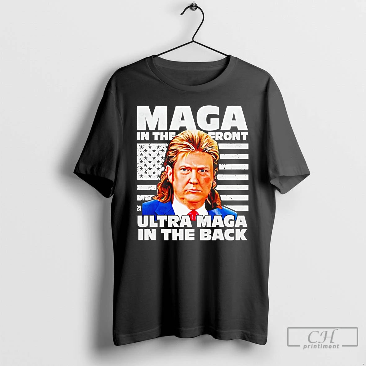 Premium Maga In The Front Ultra Maga In The Back Trump T-Shirts, Hoodie, Sweatshirt | AU01DripNestTees.com