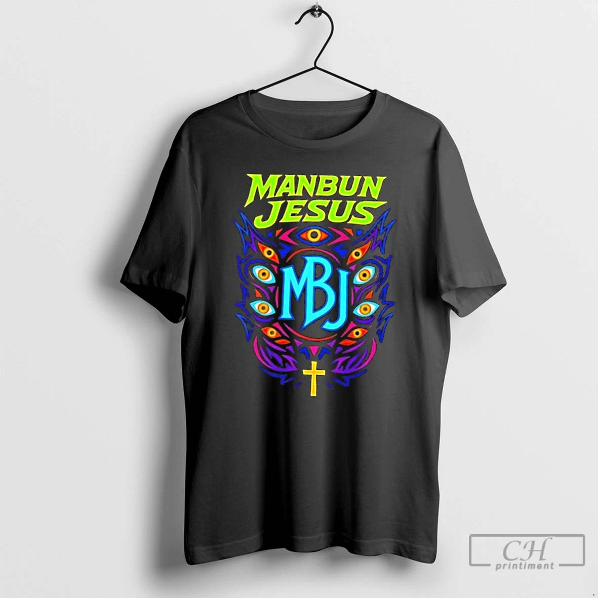Premium Manbun Jesus Third Eye T-Shirts, Hoodie, Sweatshirt | AU01DripNestTees.com
