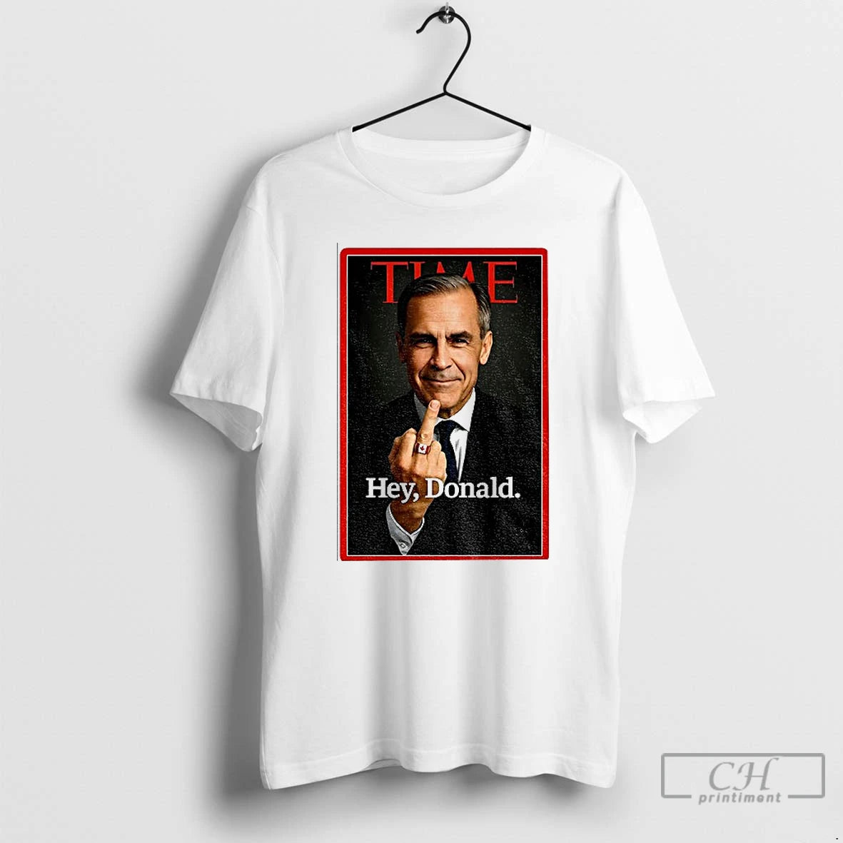 Premium Mark Carney Middle Finger Time Hey Donald T-Shirts, Hoodie, Sweatshirt | AU01DripNestTees.com
