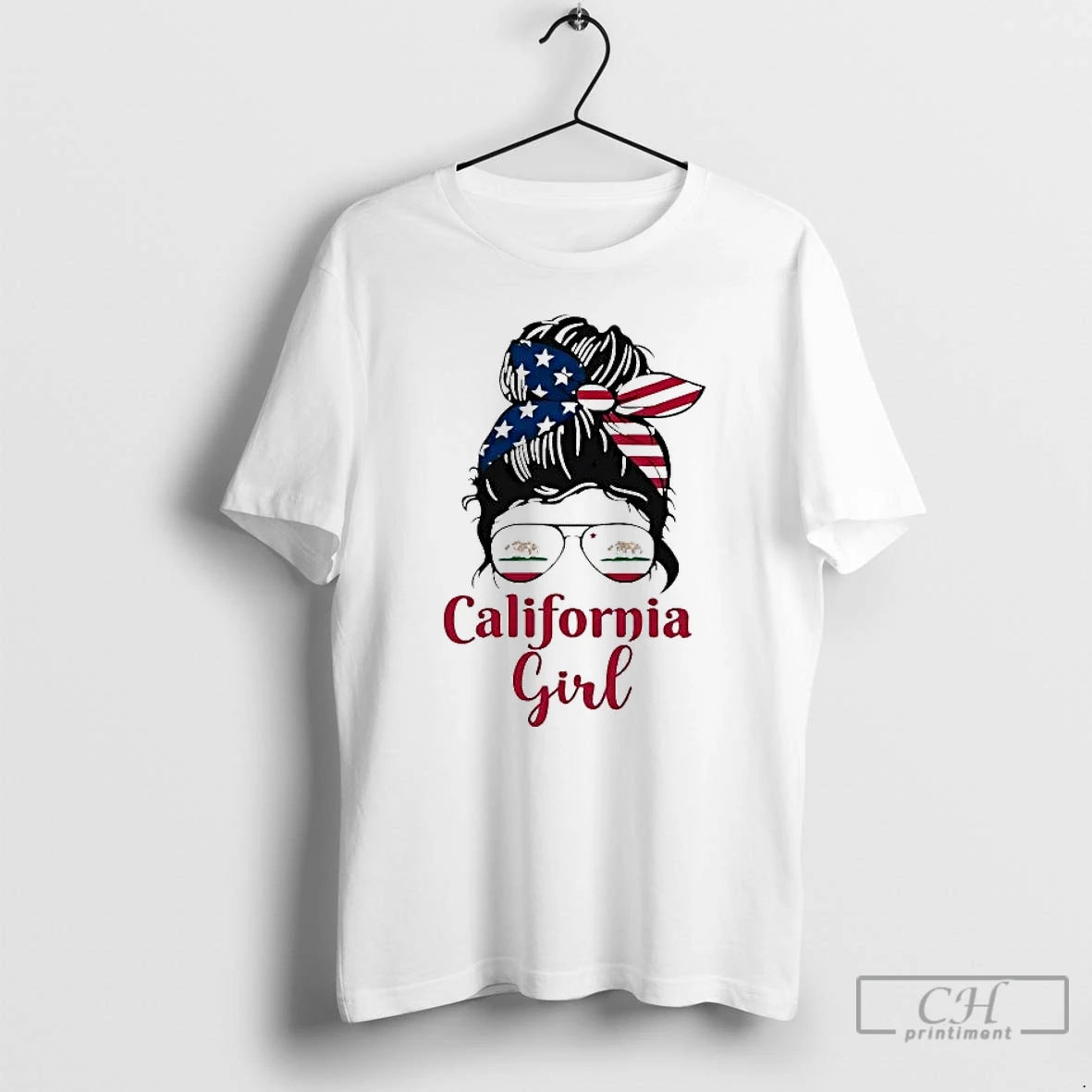 Premium Messy Bun California Girl 2026 T-Shirts, Hoodie, Sweatshirt | AU01DripNestTees.com